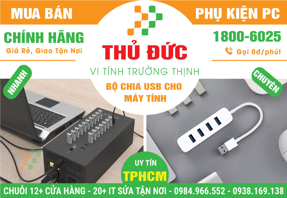 Cửa Hàng Bán Bộ Chia USB Máy Tính Tại Thủ Đức Giá Rẻ