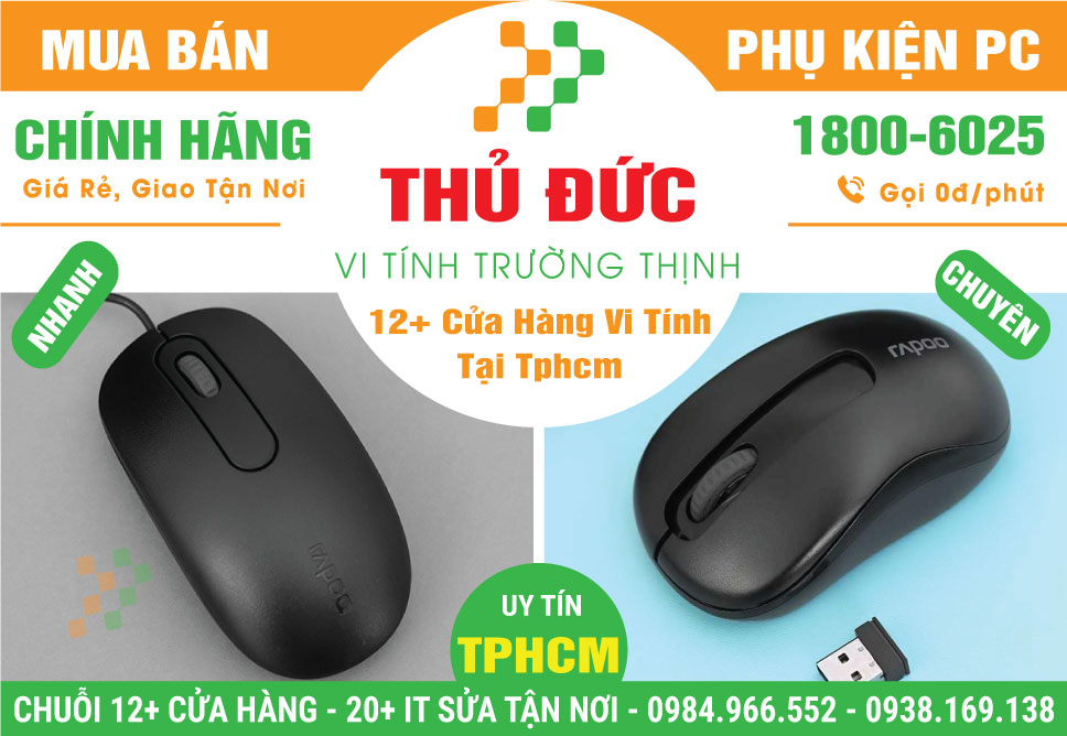 Cửa Hàng Bán Chuột Máy Tính Tại Quận Thủ Đức | Chính Hãng
