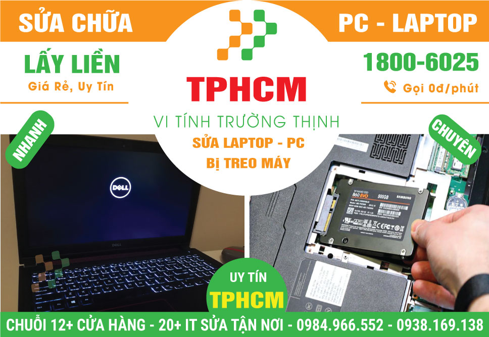 Địa Chỉ Sửa Laptop Bị Treo TPHCM - Lấy Liền