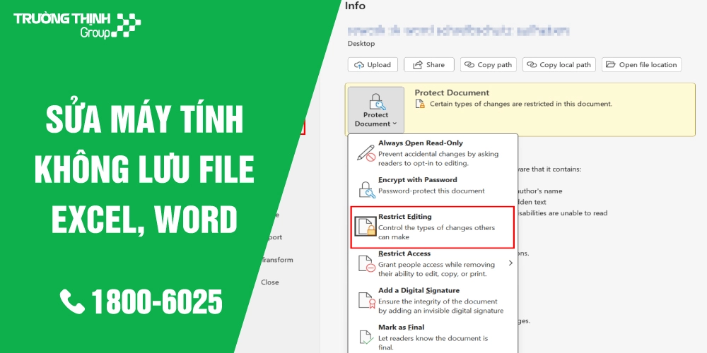 Cửa Hàng Sửa Máy Tính Không Lưu Được File Excel, Word Tại Quận Tân Bình