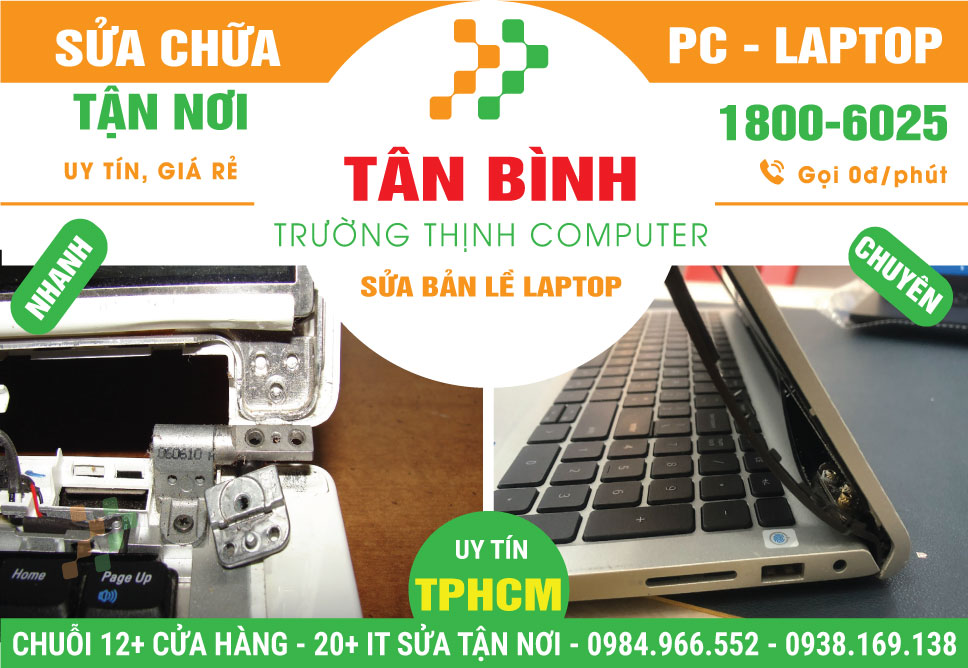 Sửa Bản Lề Laptop Quận Tân Bình