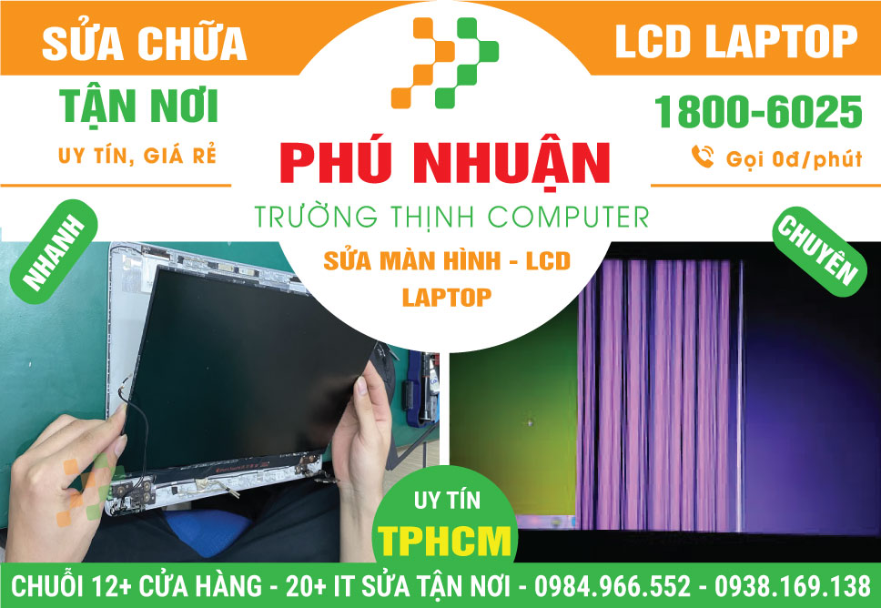 Sửa Màn Hình Laptop Quận Phú Nhuận