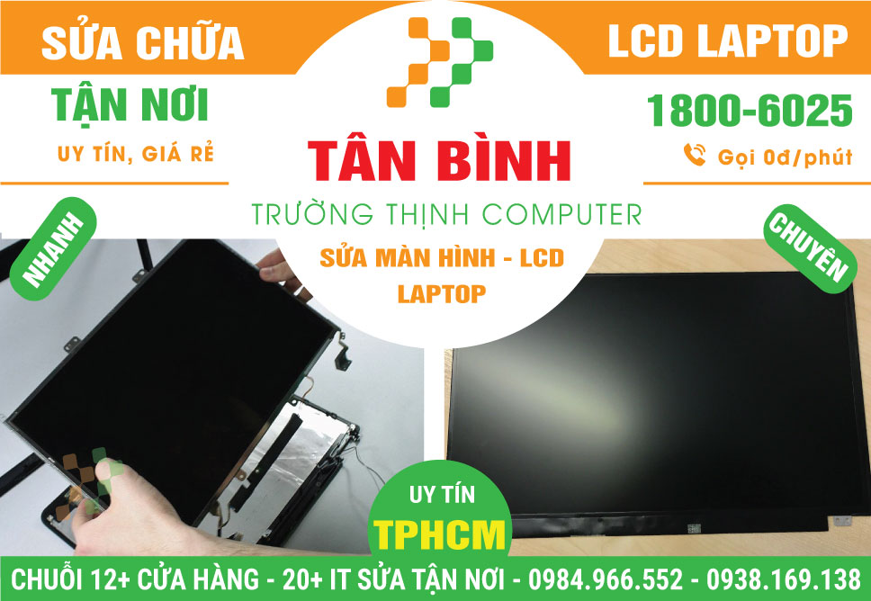 Sửa Màn Hình Laptop Quận Tân Bình