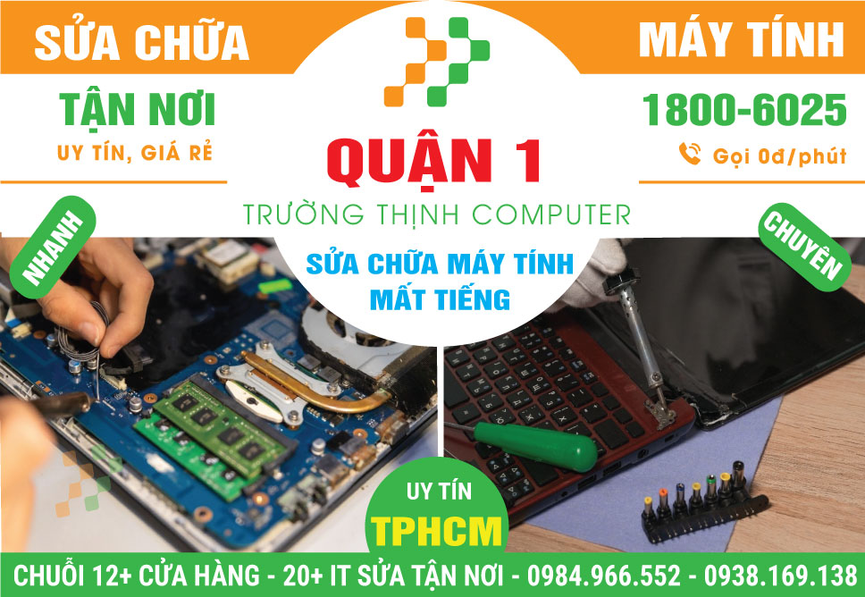 Sửa Máy Tính Bị Mất Tiếng Quận 1 Lấy Liền