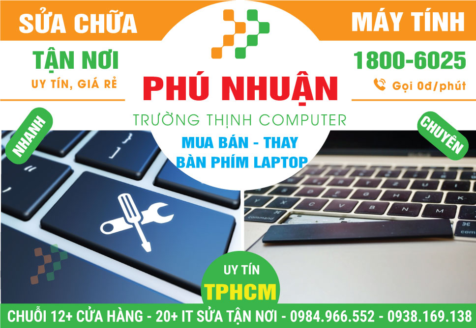 Thay Bàn Phím Laptop Chính Hãng Ở Phú Nhuận
