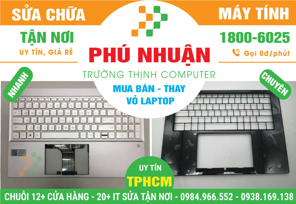 Thay Vỏ Laptop Tận Nơi Tại Quận Phú Nhuận