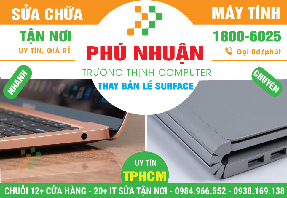 Thay Bản Lề Surface Quận Phú Nhuận Tận Nơi