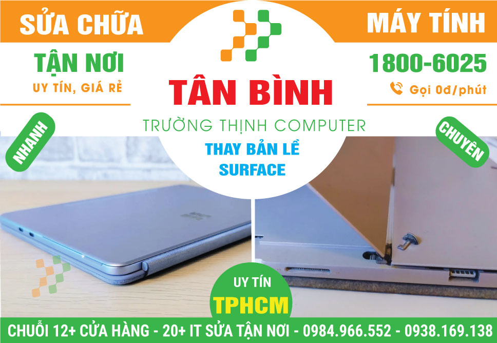 Thay Bản Lề Surface Quận Tân Bình Tận Nơi