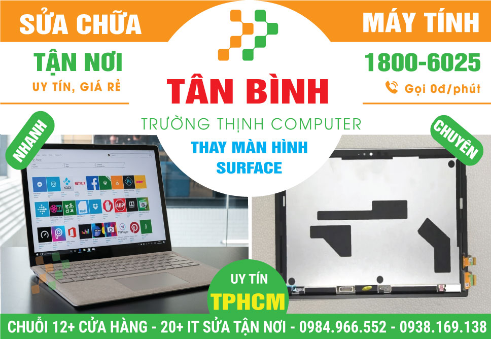 Thay Màn Hình Surface Quận Tân Bình Tận Nhà