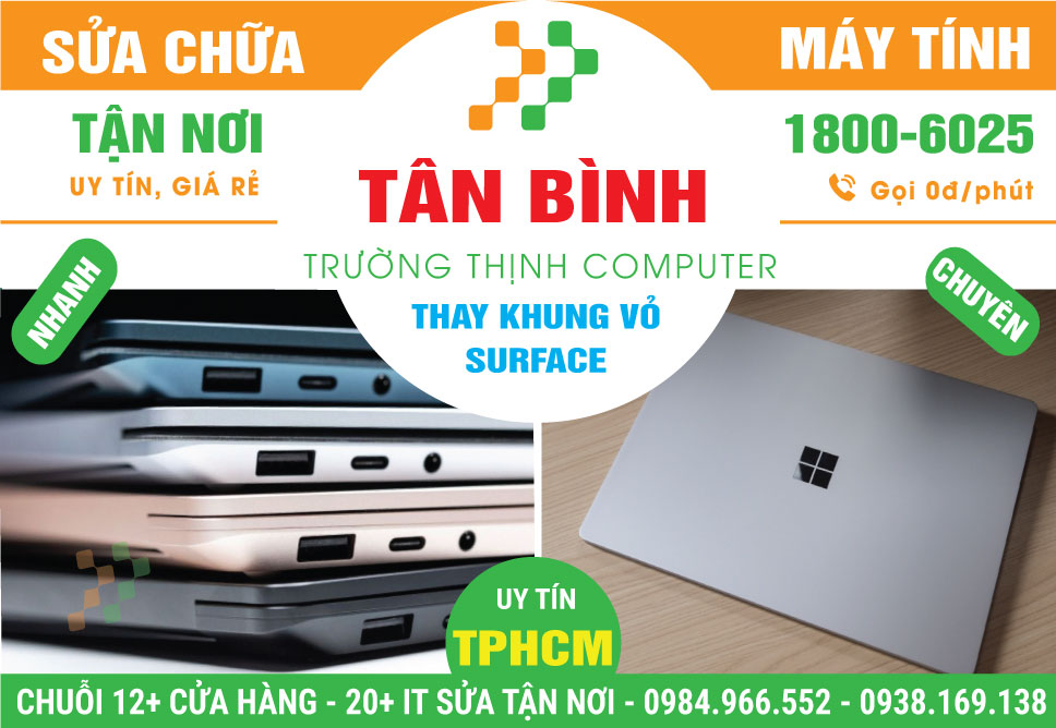 Thay Vỏ Surface Quận Tân Bình Chính Hãng