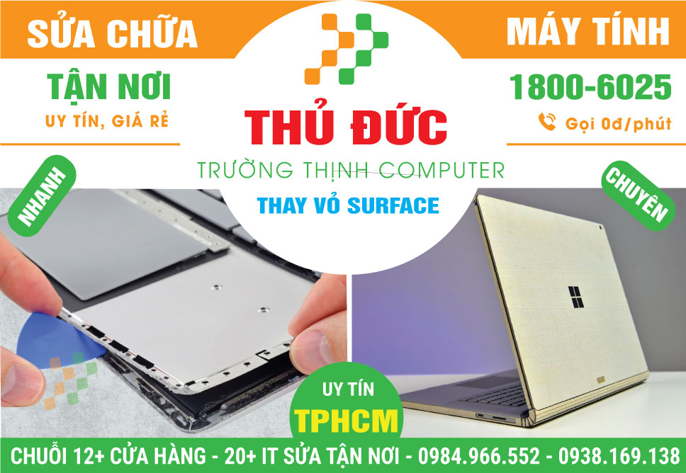 Thay Vỏ Surface Quận Thủ Đức Lấy Liền