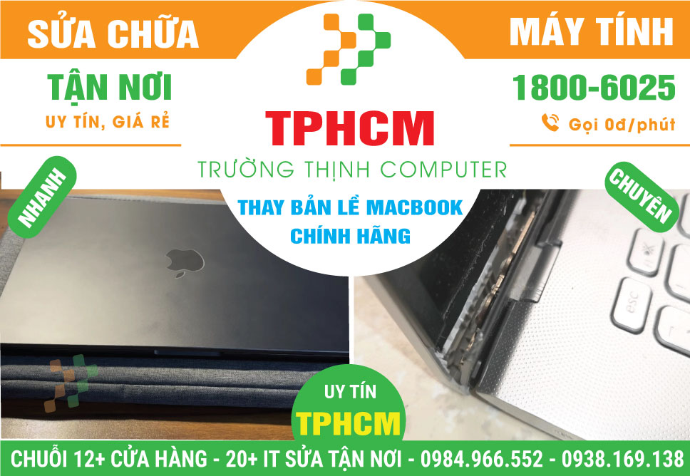 Thay Bản Lề Macbook Lấy Liền Ở TPHCM