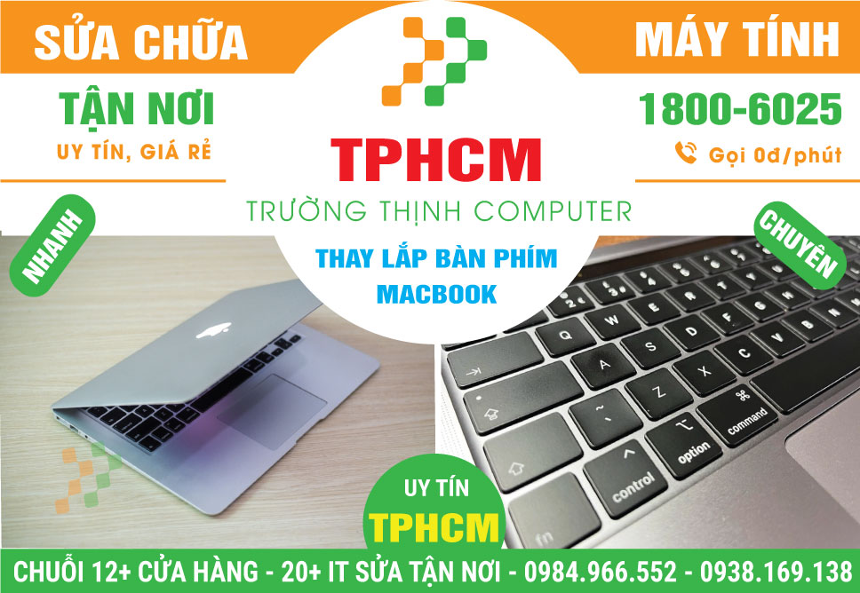 Thay Bàn Phím Macbook Uy Tín Tại TPHCM