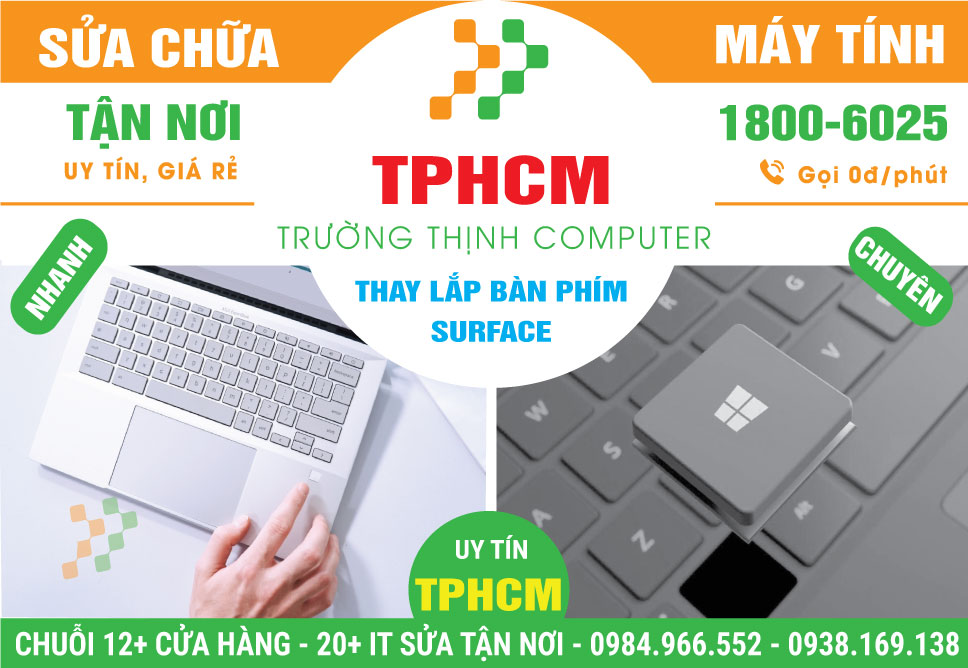 Thay Bàn Phím Surface Tận Nơi Tại TPHCM
