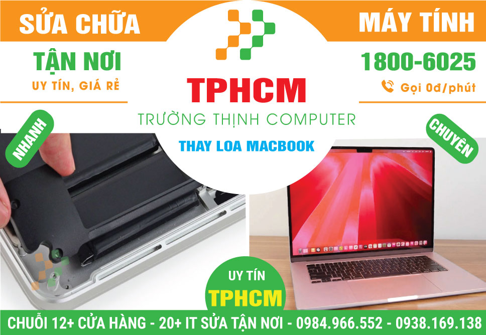Thay Loa Macbook Lấy Liền Giá Rẻ Tại TPHCM