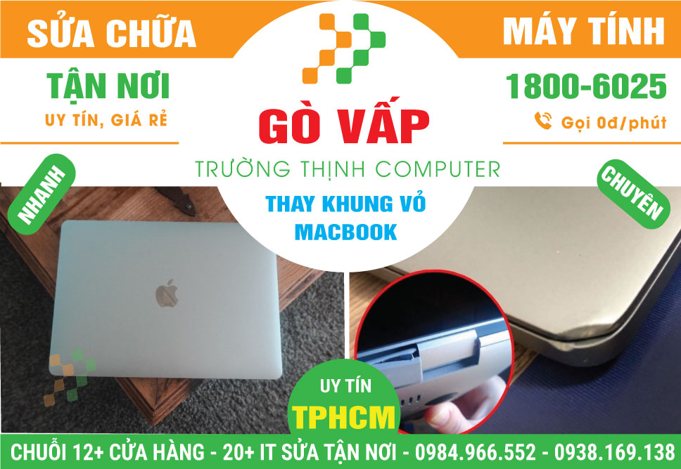 Thay Vỏ Macbook Quận Gò Vâp Uy Tín
