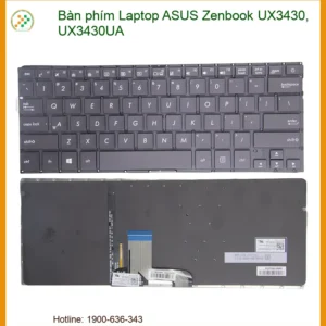 Thay Bàn Phím Laptop Asus Zenbook Ux3430 Ux3430ua Zin Chính Hãng Lấy Liền Tại Chỗ