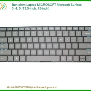 Thay Bàn Phím Laptop Microsoft Surface 3, 4, 5 (13.5 & 15 Inch) Zin Lấy Liền Tại Tphcm