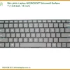 Thay Bàn Phím Laptop Microsoft Surface 7 (13.8-inch, 15-inch) Zin Chính Hãng - Lấy Liền Tại Tphcm
