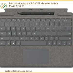 Thay Bàn Phím Laptop Microsoft Surface Pro 8, 9, 10, 11 Chính Hãng, Lấy Liền Tại Tphcm