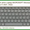 Thay Bàn Phím Laptop Microsoft Surface Pro X (sq1, Sq2) Chính Hãng – Lấy Liền Tại Chỗ
