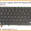 Thay Bàn Phím Laptop Vaio Pro Series Svp11, Svp112 Zin Chính Hãng - Lấy Liền Tại Chỗ
