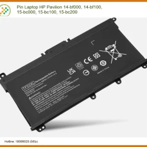 Pin Laptop Hp Pavilion 14-bf000, 14-bf100, 15-bc000, 15-bc100, 15-bc200 - Thay Thế Zin Chính Hãng Lấy Liền
