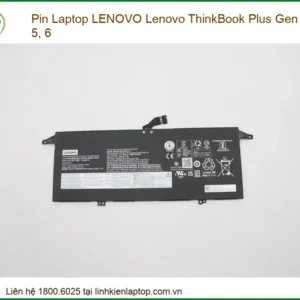 Pin Laptop Lenovo Lenovo Thinkbook Plus Gen 5, 6 Chính Hãng - Thay Thế Uy Tín Tphcm