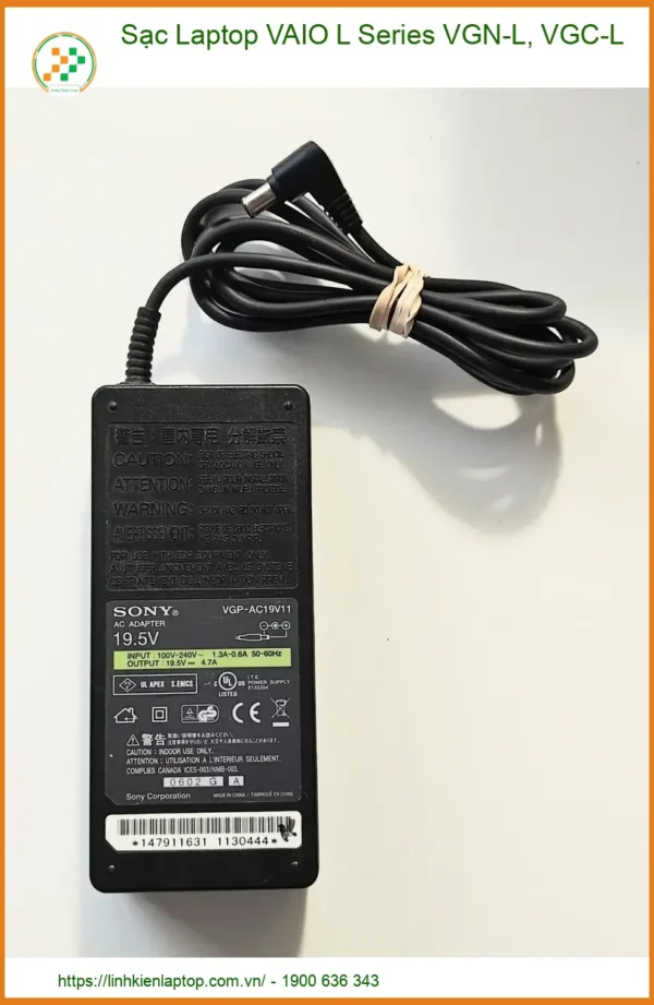 Thay Sạc Laptop Vaio L Series Vgn-l, Vgc-l Zin Chính Hãng - Lấy Liền ...