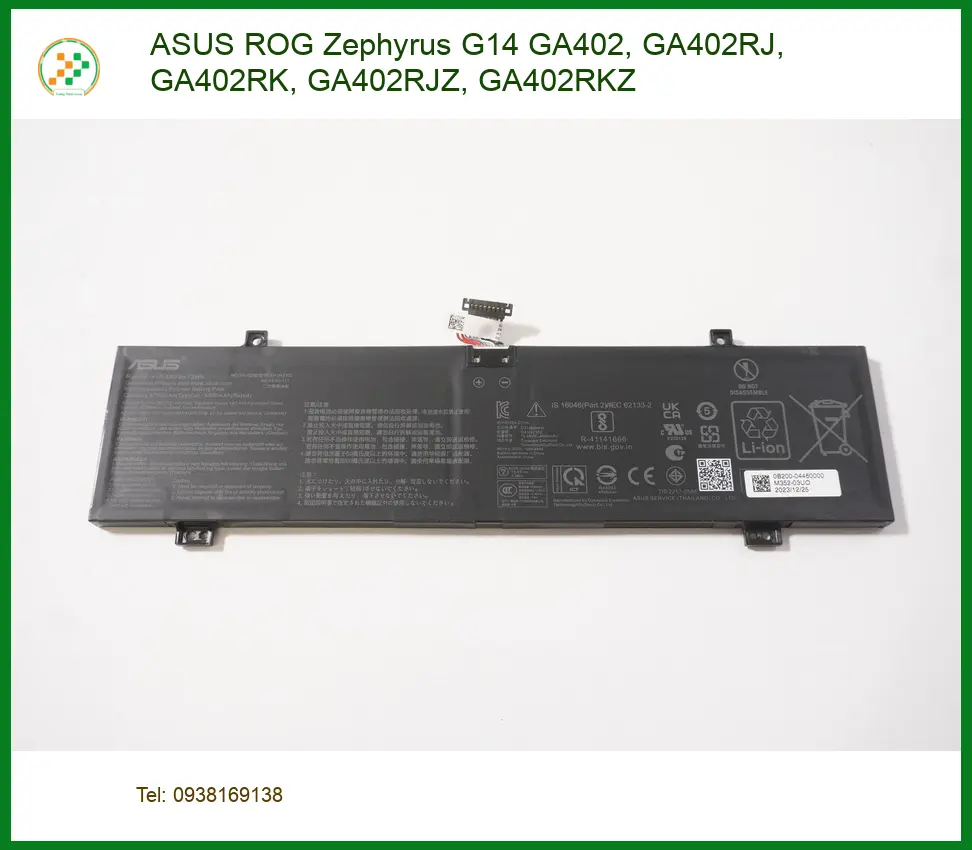 Pin Laptop ASUS ROG Zephyrus G14 GA402 | Thay Lấy Liền TPHCM Giá Rẻ