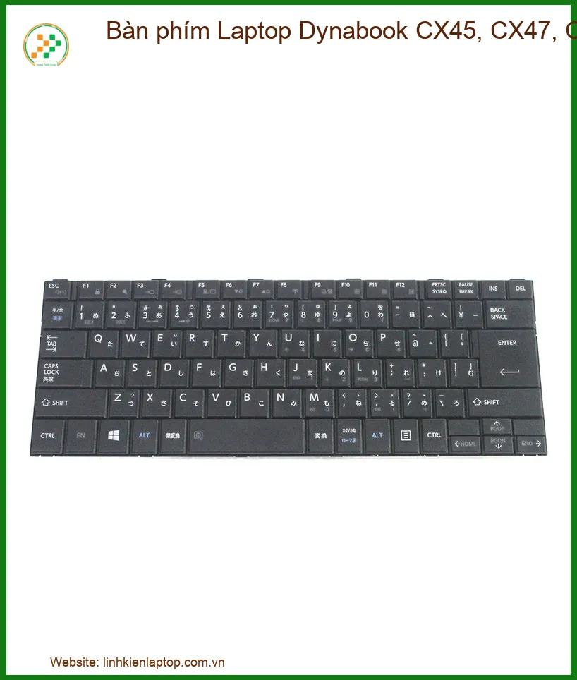 Bàn phím Laptop Dynabook CX45, CX47, CX48 - Thay thế chính hãng, lấy ngay tại TPHCM