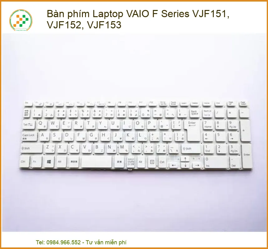 Bàn phím Laptop VAIO F Series VJF151-VJF153 - Địa chỉ thay lấy liền TPHCM