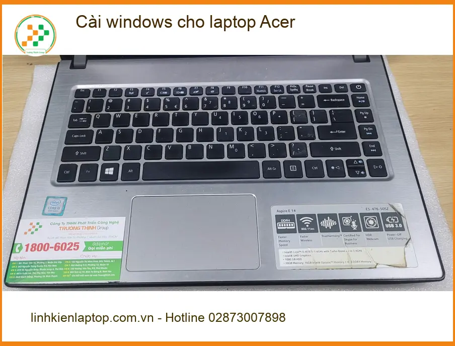 Anh Hùng review dịch vụ cài Windows laptop Acer Quận Bình Tân lấy ngay