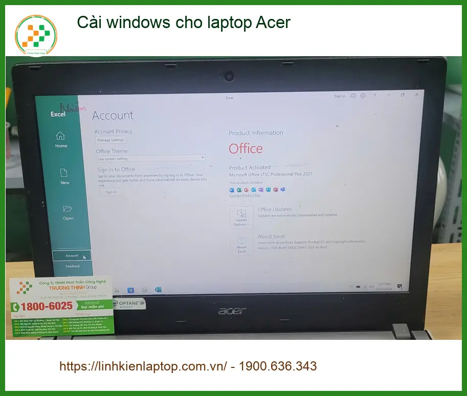 Anh Hùng review dịch vụ cài Windows laptop Acer Quận Bình Tân lấy ngay ảnh thực tế 2