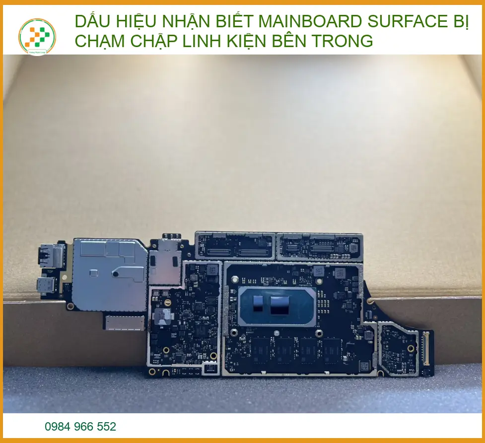 Dấu hiệu nhận biết Mainboard Surface bị chạm chập linh kiện & Giải pháp sửa chữa chuyên sâu