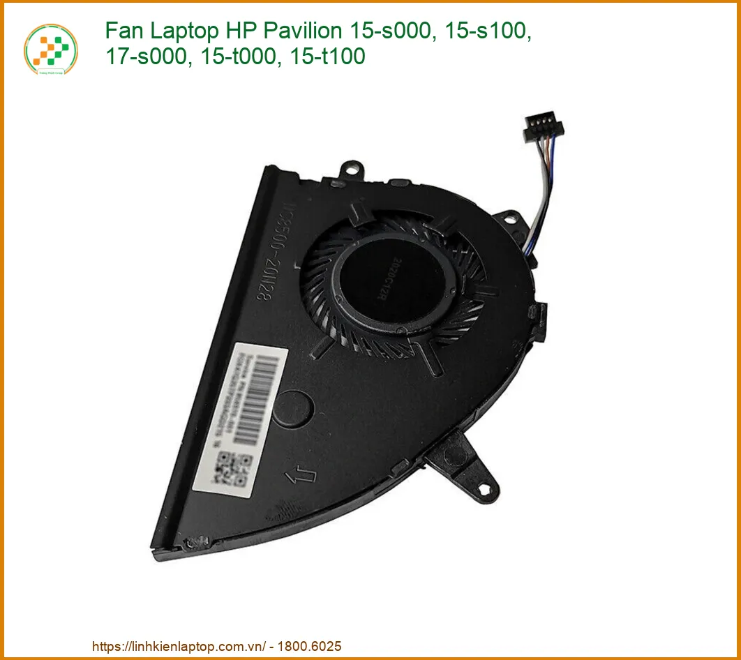 Fan Laptop HP Pavilion 15-s000, 15-s100, 17-s000, 15-t000, 15-t100 - Thay Quạt Lấy Liền, Giá Tốt Tại TPHCM