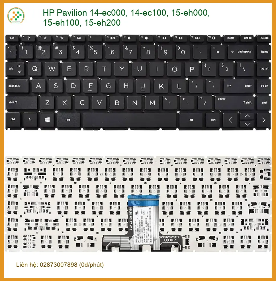 Bàn phím Laptop HP Pavilion 14-ec/15-eh - Thay Nhanh Tại TPHCM