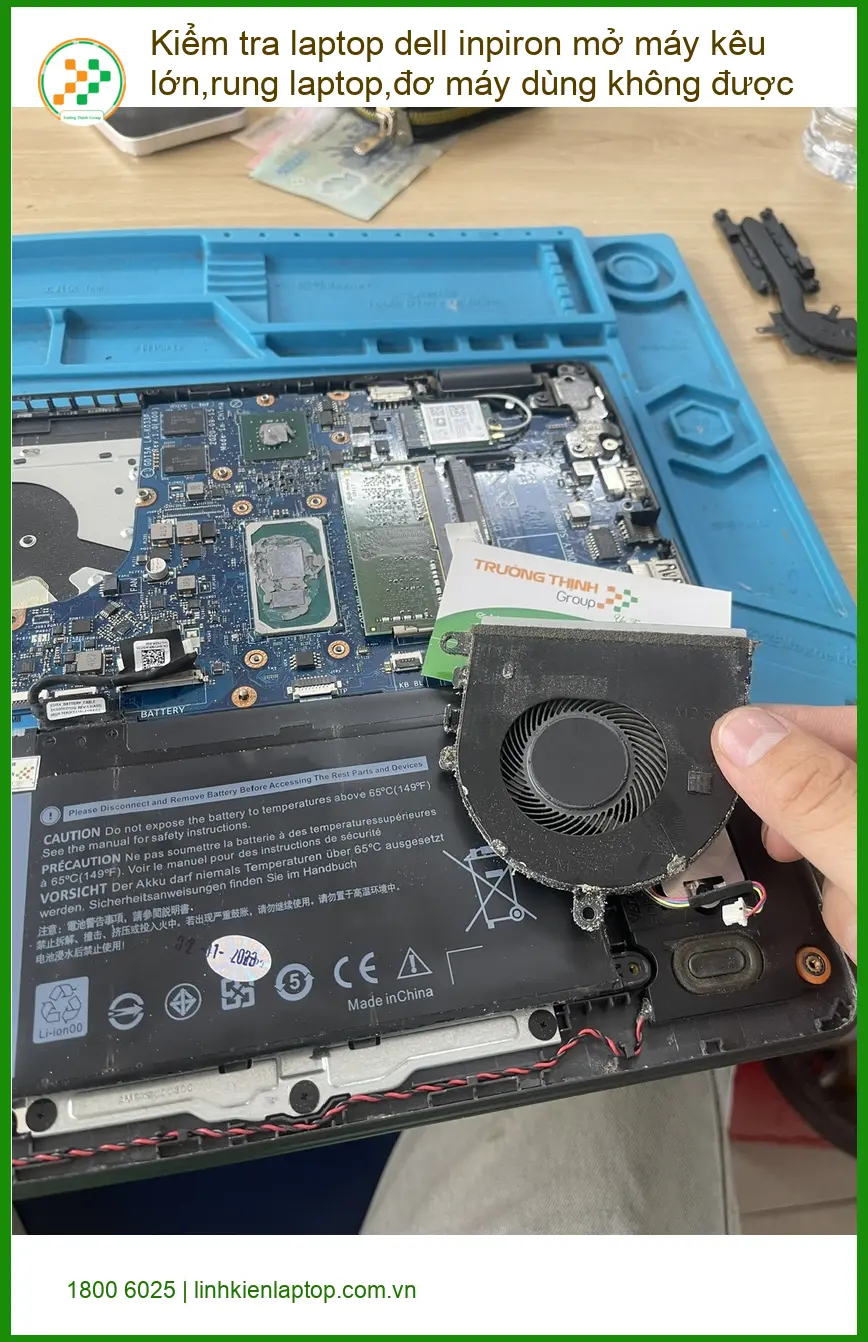 Dịch vụ sửa laptop dell inpiron lỗi kêu, rung, đơ Quận Phú Nhuận - Chú Tám thợ. ảnh thực tế 1