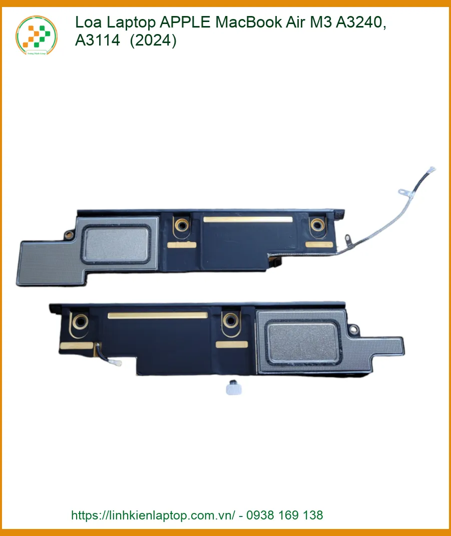 Loa Laptop APPLE MacBook Air M3 A3240, A3114 Chính Hãng | Thay Thế, Lắp Đặt Tận Nơi