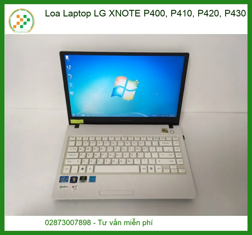Loa Laptop LG XNOTE P400, P410, P420, P430 - Dịch vụ thay lấy ngay TPHCM