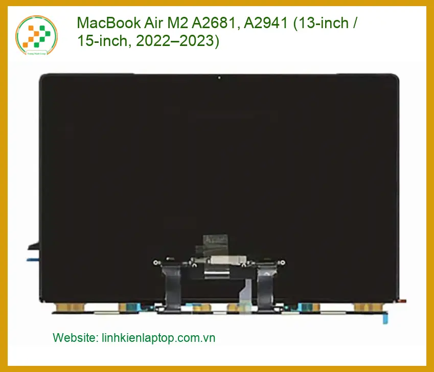 Màn hình MacBook Air M2 A2681 A2941 (13/15 inch) - Dịch vụ thay lấy liền TPHCM