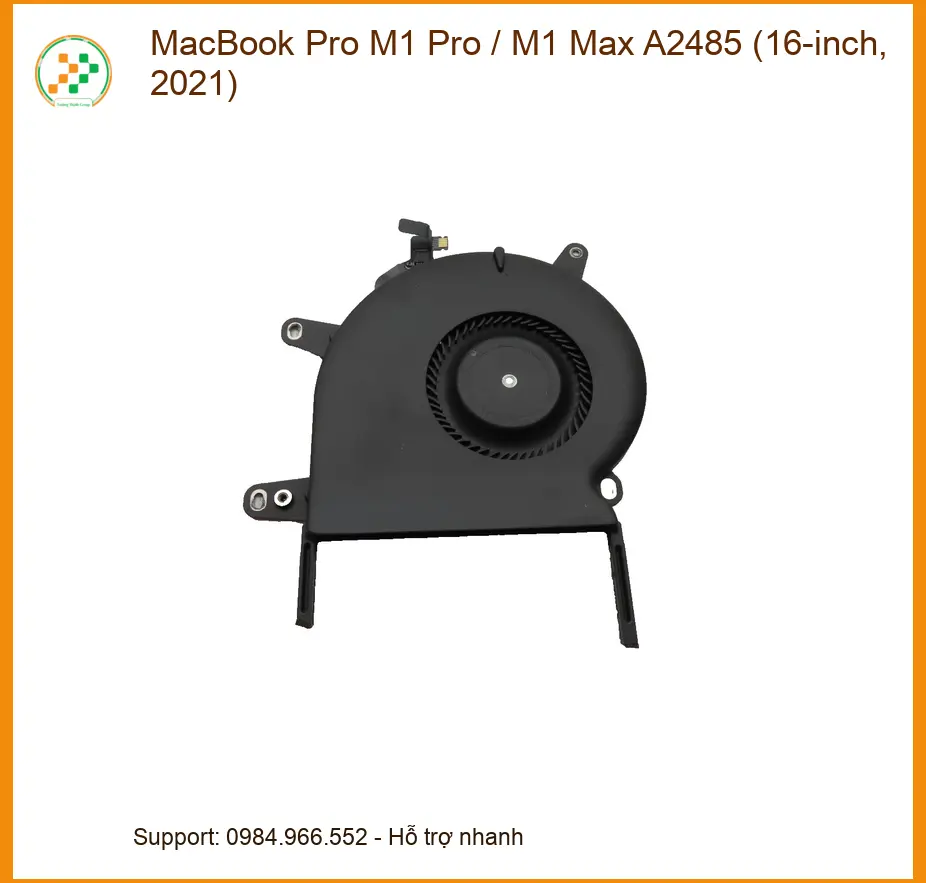 Quạt Laptop MacBook Pro M1 A2485 - Thay Quạt Nhanh - Giá Rẻ | Tại Cửa Hàng TPHCM