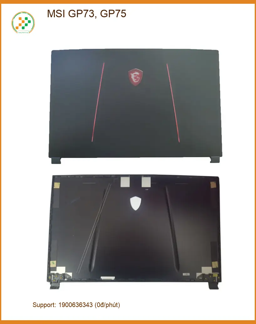 Vỏ Laptop MSI GP73, GP75 - Thay Vỏ Lấy Ngay TPHCM Giá Rẻ