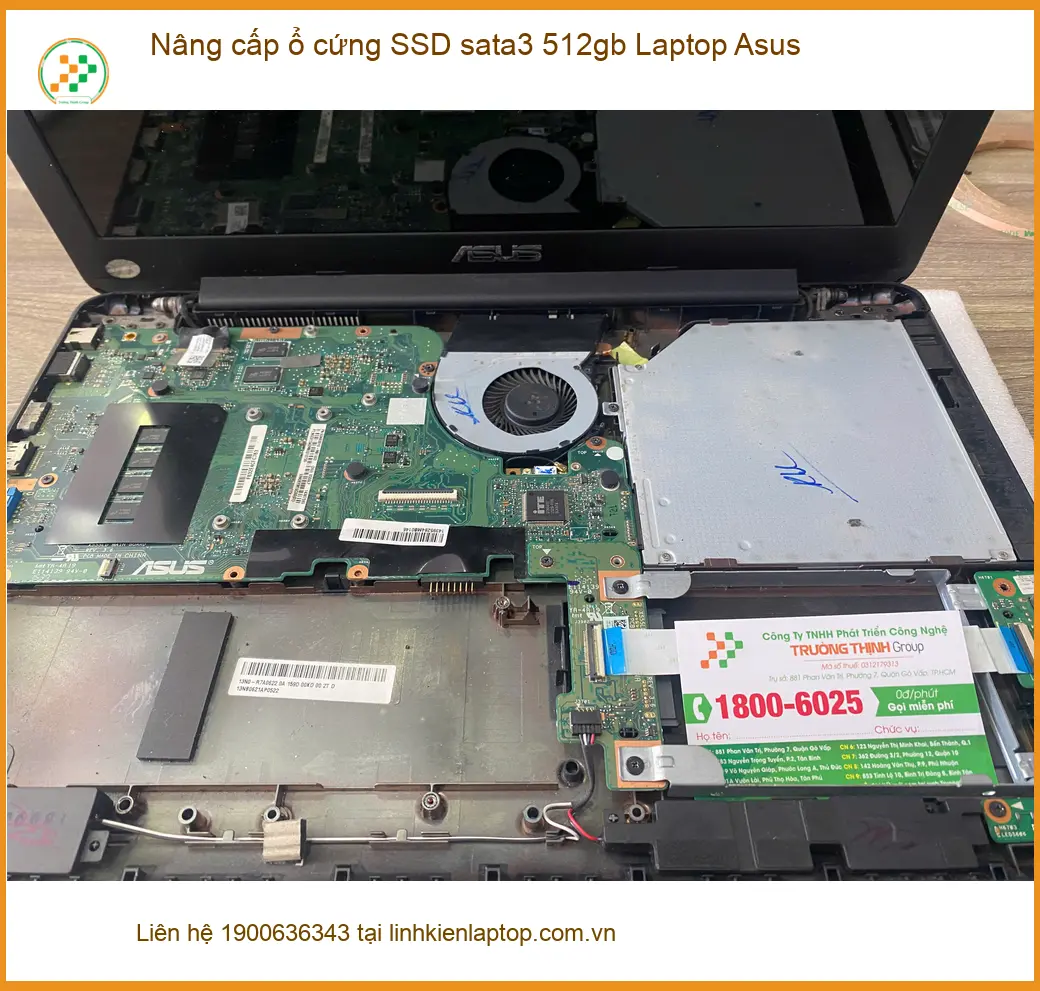 Chú Ba thợ điện lạnh nâng cấp SSD Laptop Asus Quận 7 lấy ngay - Giá tốt ảnh thực tế 2