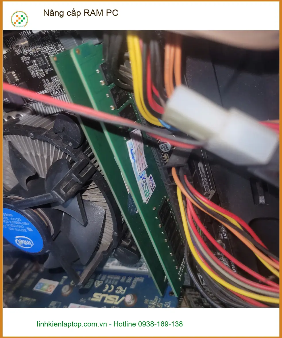 Trung tâm thay RAM PC Quận Tân Bình uy tín - Anh Khôi lo lắng PC chậm ảnh thực tế 1