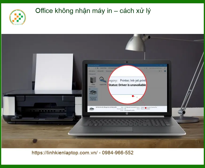 Văn phòng Office không nhận máy in cách xử lý - Trung tâm hỗ trợ TPHCM