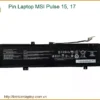 Pin Laptop MSI Pulse 15, Pulse 17 Chính Hãng - Thay lấy ngay TPHCM uy tín