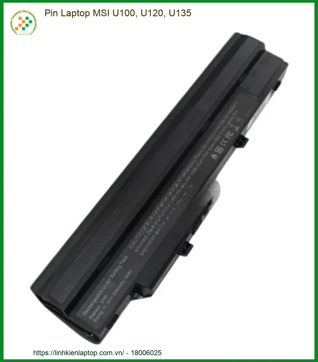Thay Pin Laptop MSI U100, U120, U135 - Lấy Liền, Giá Tốt Tại TPHCM