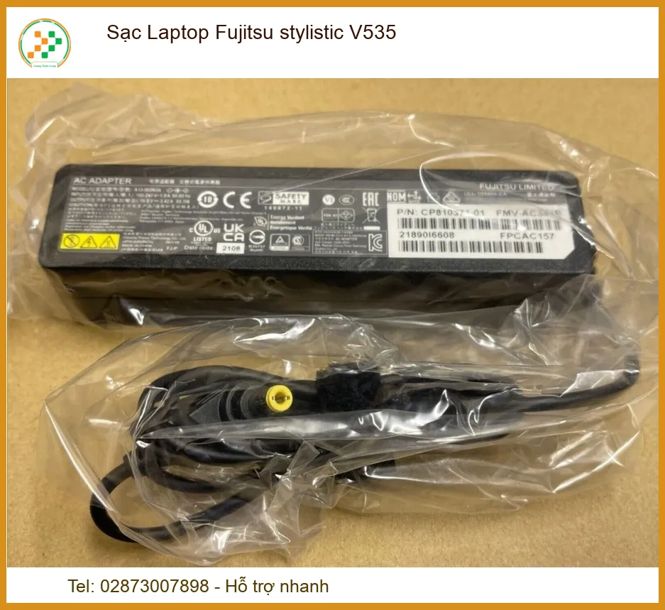 Sạc Laptop Fujitsu Stylistic V535 - Thay thế Chính hãng, Giá tốt tại TPHCM