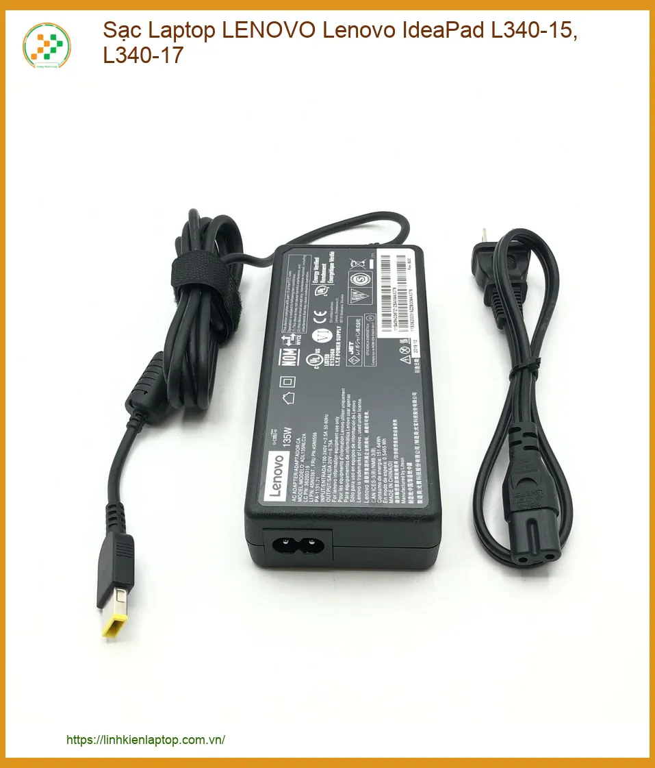 Sạc Laptop LENOVO IdeaPad L340-15, L340-17 - Địa chỉ thay lấy liền TPHCM